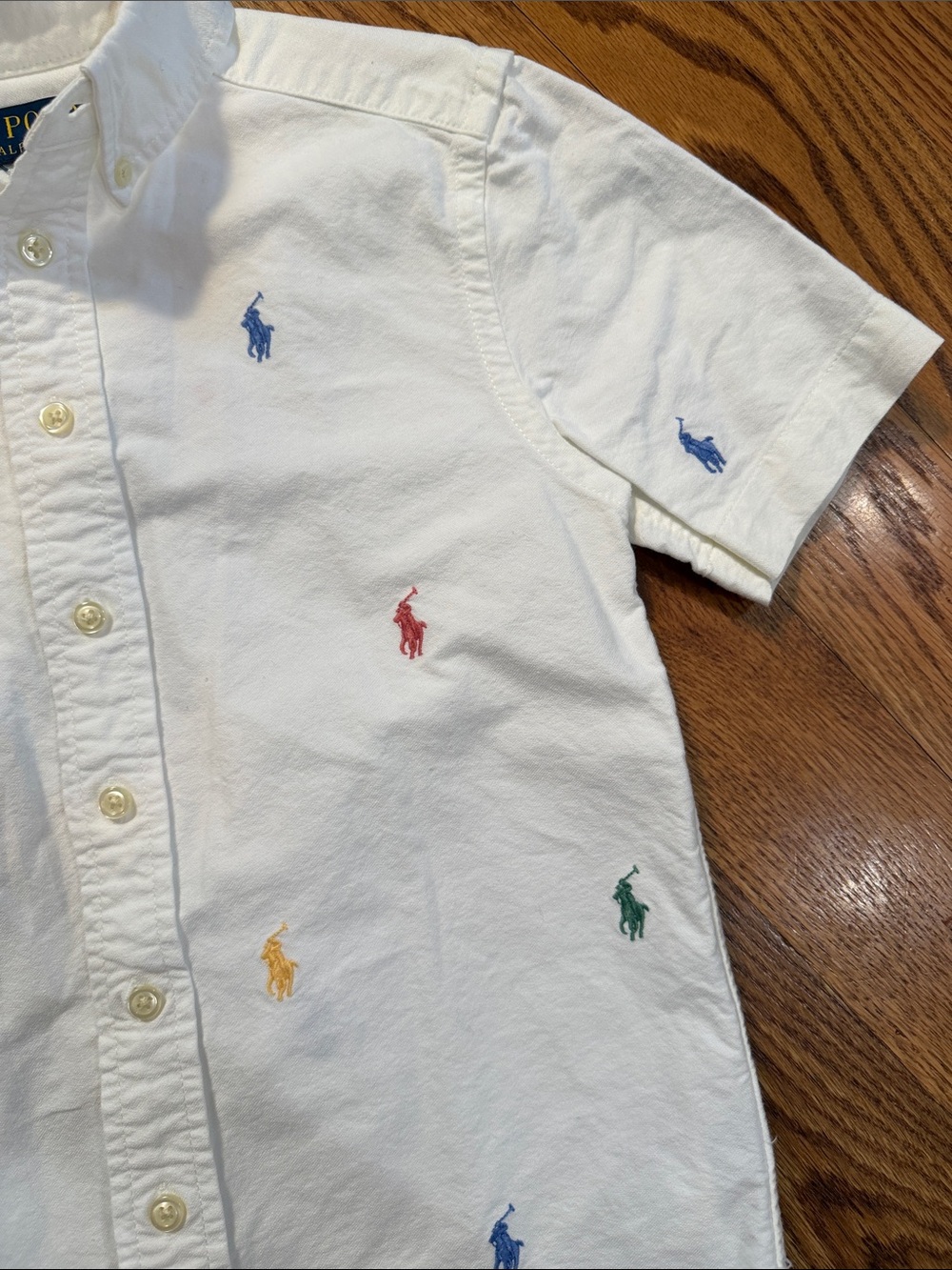 Boy’s Polo Ralph Lauren Button Up Shirt. Size Small 8. Like New Condition. - Picture 5 of 11